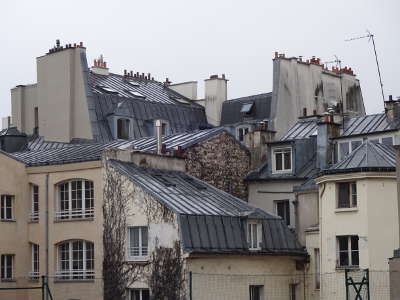 パリ、アパルトマンの屋根