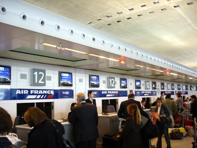 フランス パリ シャルルドゴール空港