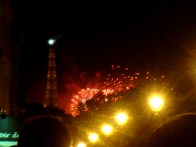 フランス パリ 花火
