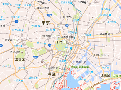 日本 東京 地図