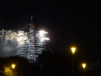 フランス パリ 革命記念日 パリ祭 の花火